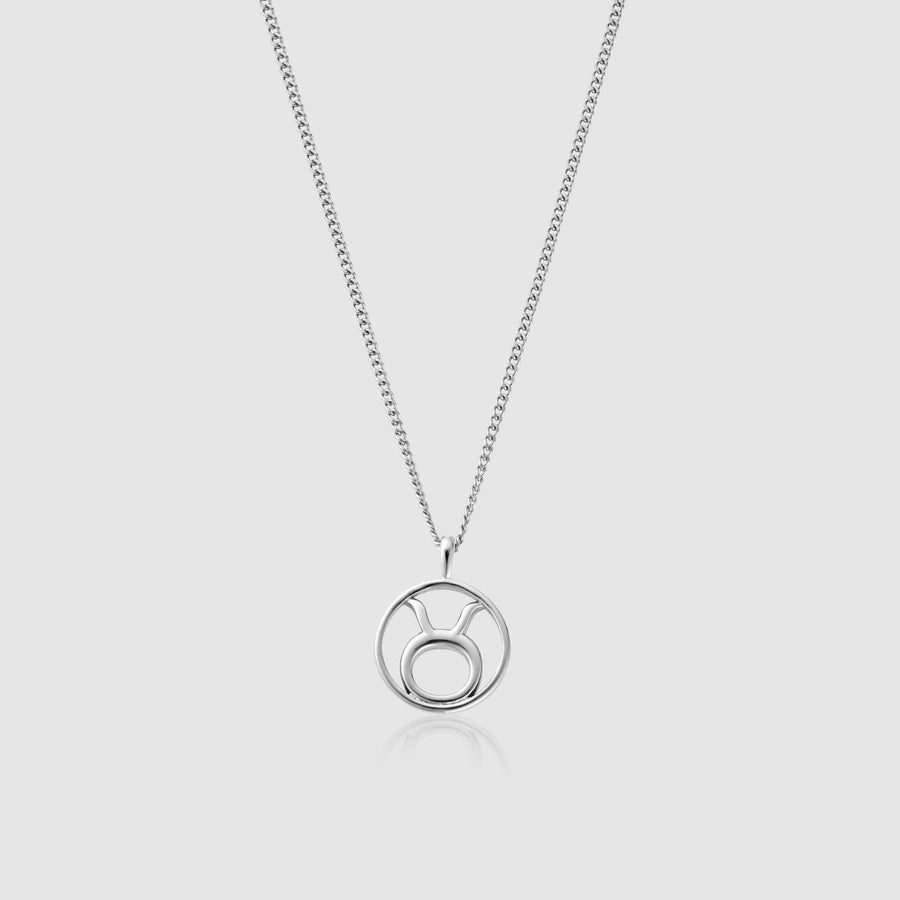 Taurus Pendant Necklace (Silver)