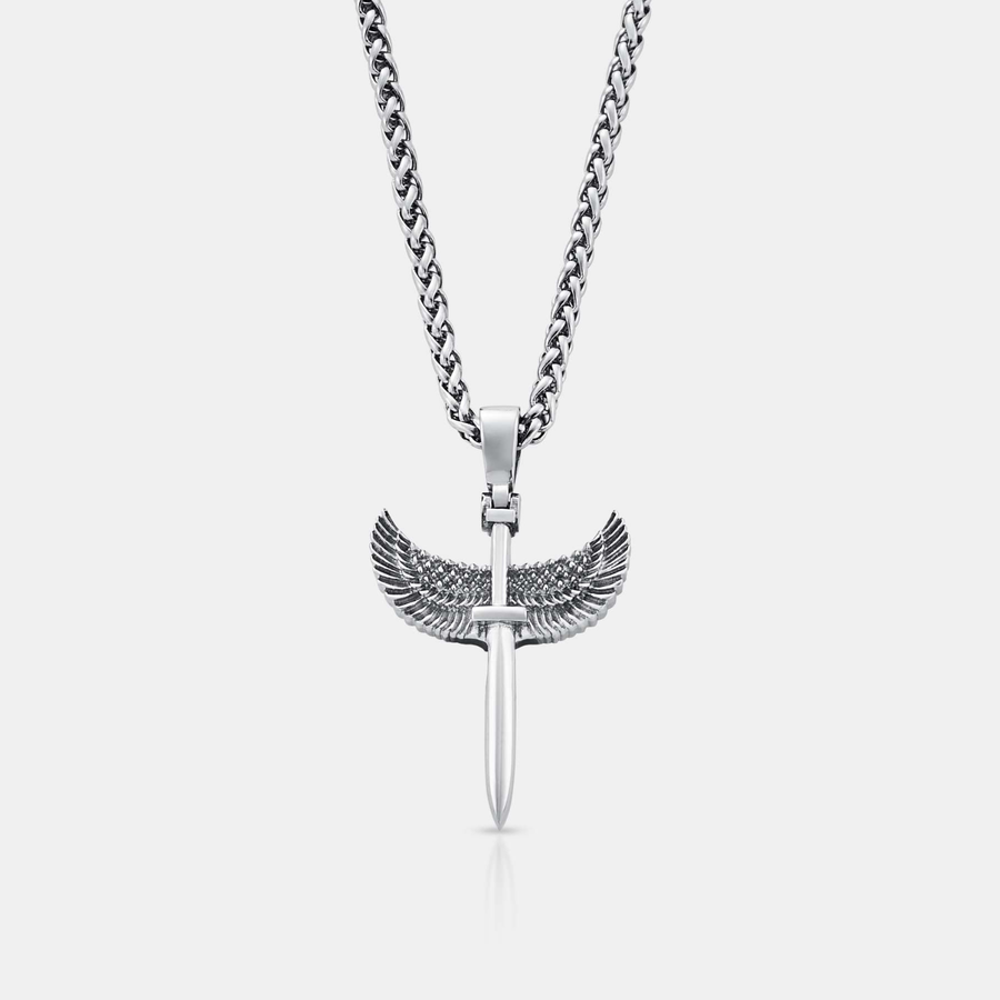 Instincts Pendant Necklace (Silver)