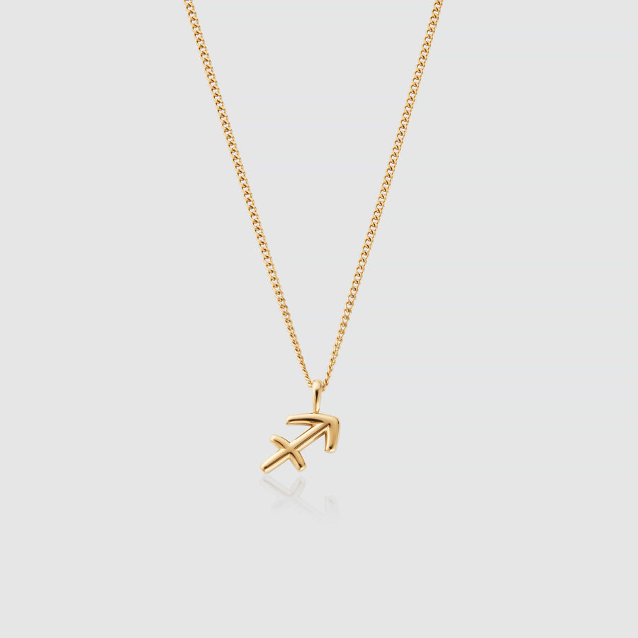 Sagittarius Pendant Necklace (Gold)