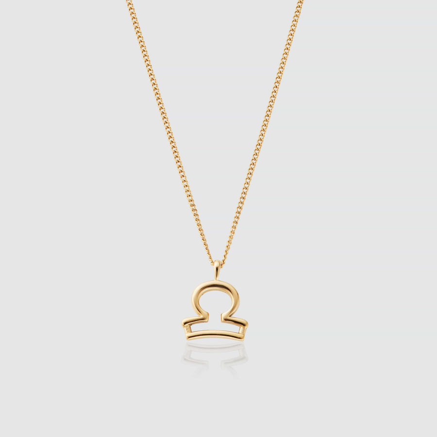 Libra Pendant Necklace (Gold)