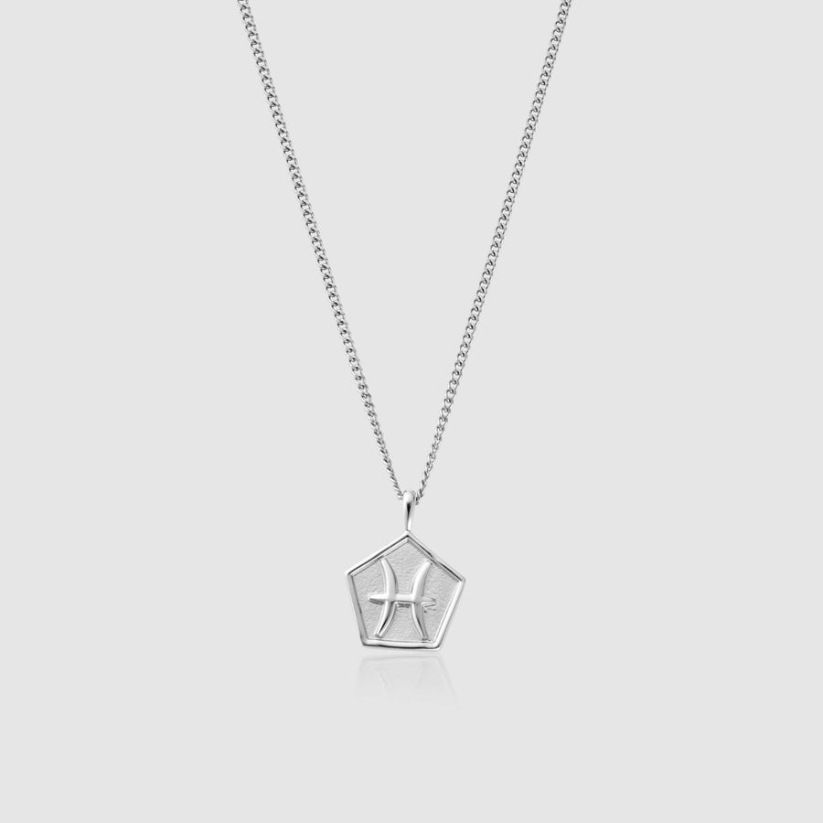 Pisces Pendant Necklace (Silver)