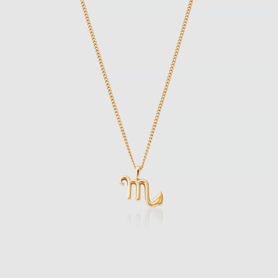 Scorpio Pendant Necklace (Gold)