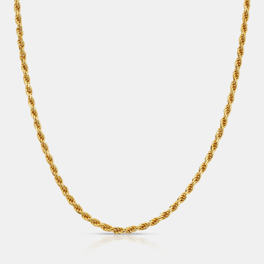 Rope (18ct Gold) 3mm | Sterling Silver