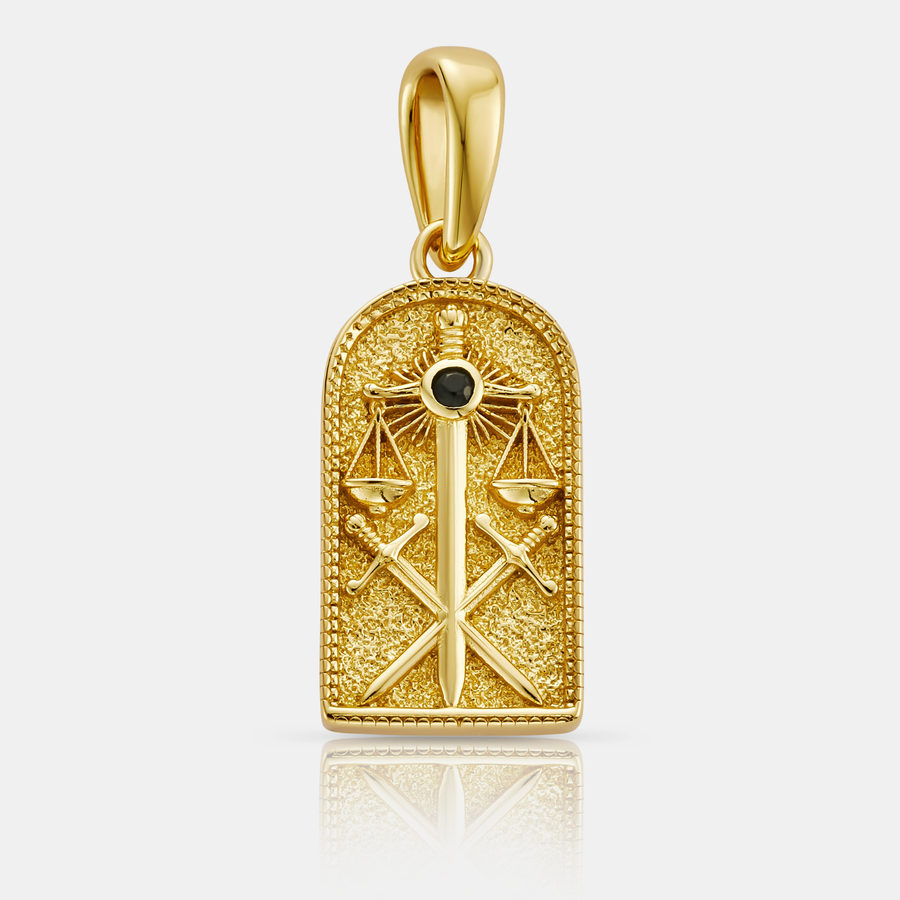 Justice Pendant Necklace (18ct Gold) | Sterling Silver