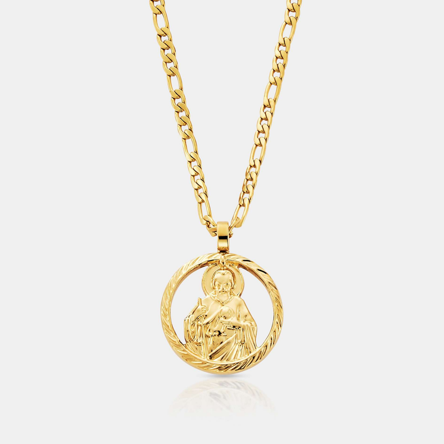 St. Jude Pendant Necklace (Gold)